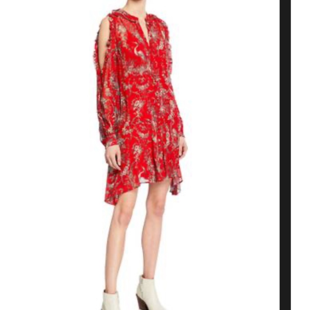 The Kooples silk sheer dress shell